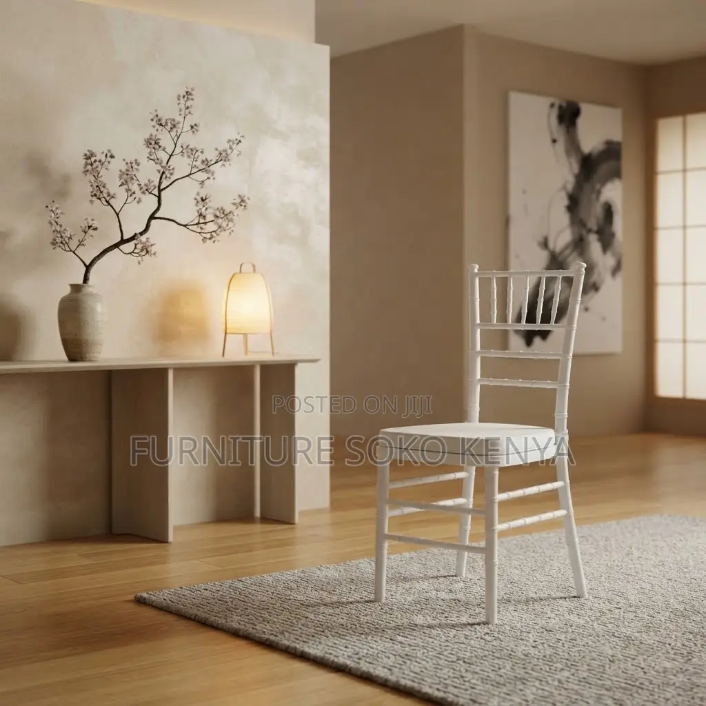 Home Chair: Elegant Plastic Wedding Chair
