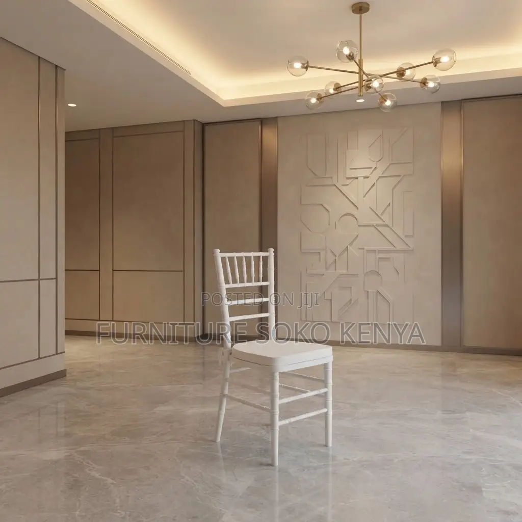 Home Chair: Elegant Plastic Wedding Chair