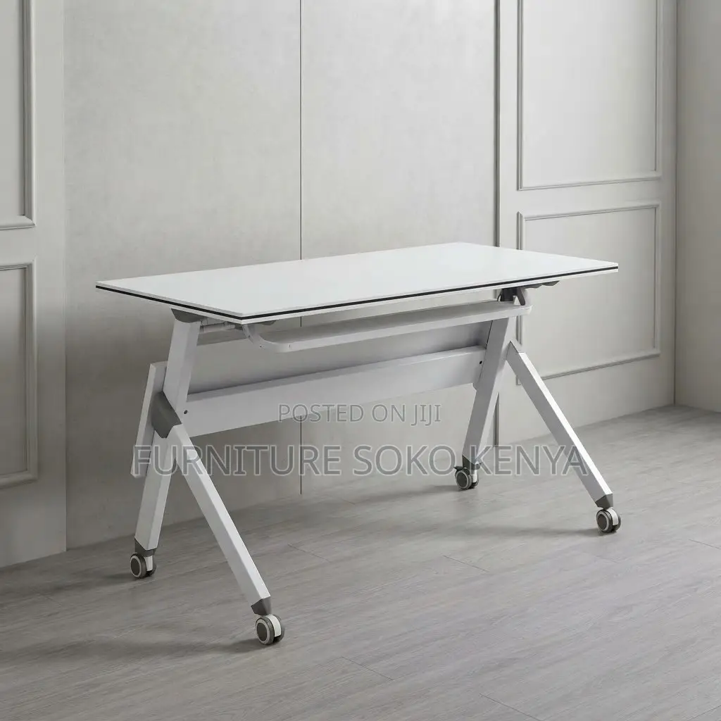 Office Table; Foldable Modern Rectangular Writing Desk