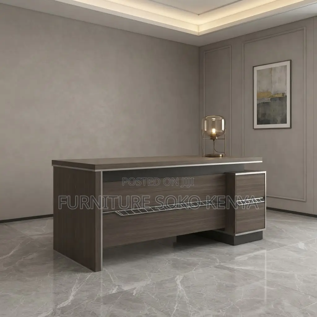 Office Desk; Imported 1800mm Executive Ceo Boss L-Desk