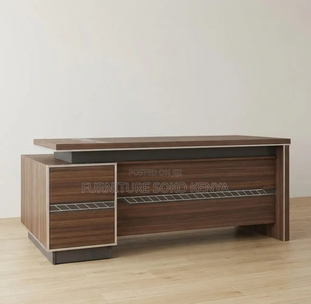 Office Desk; Imported 1800mm Executive Ceo Boss L-Desk