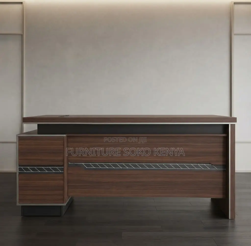 Office Desk; Imported 1800mm Executive Ceo Boss L-Desk