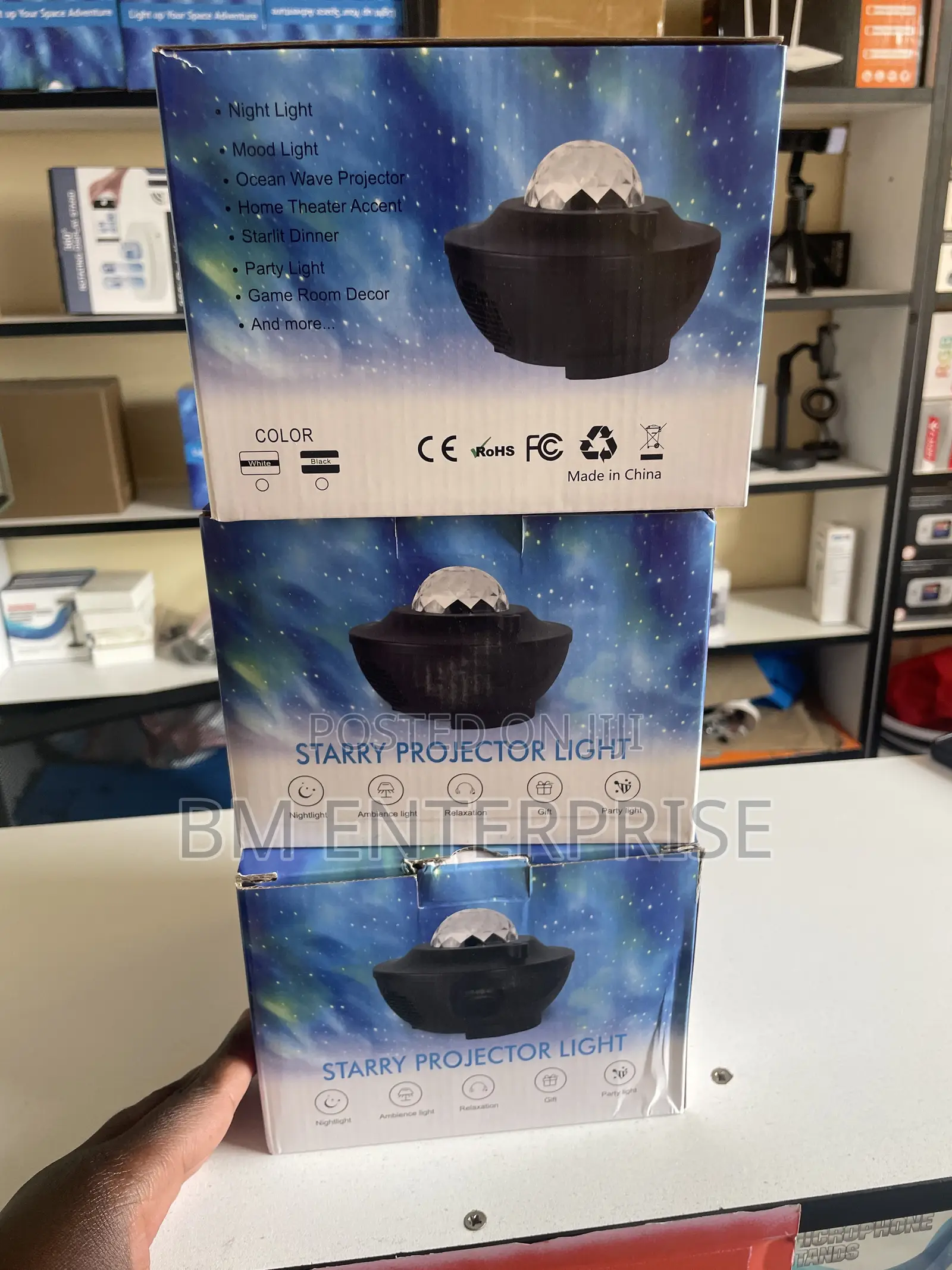 Starry Projector Light With BY Speaker