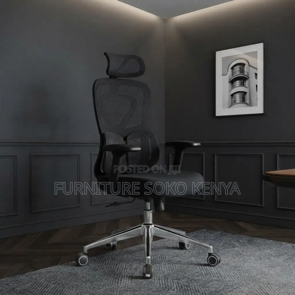 Office Chairs; Orthopedic High-Back Ergonomic Executive Chair