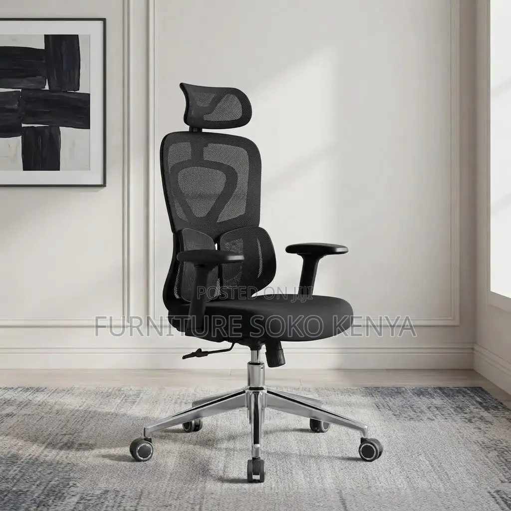 Office Chairs; Orthopedic High-Back Ergonomic Executive Chair