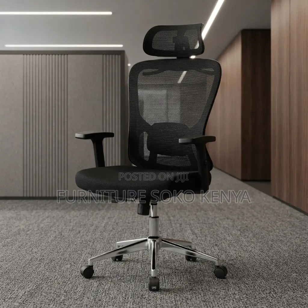 Office Chairs; Orthopedic High-Back Mesh Ergonomic Urban Chair