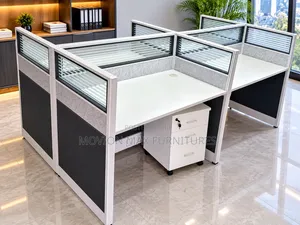 Office Workstation Cubicles With Privacy Partitions and Lockable