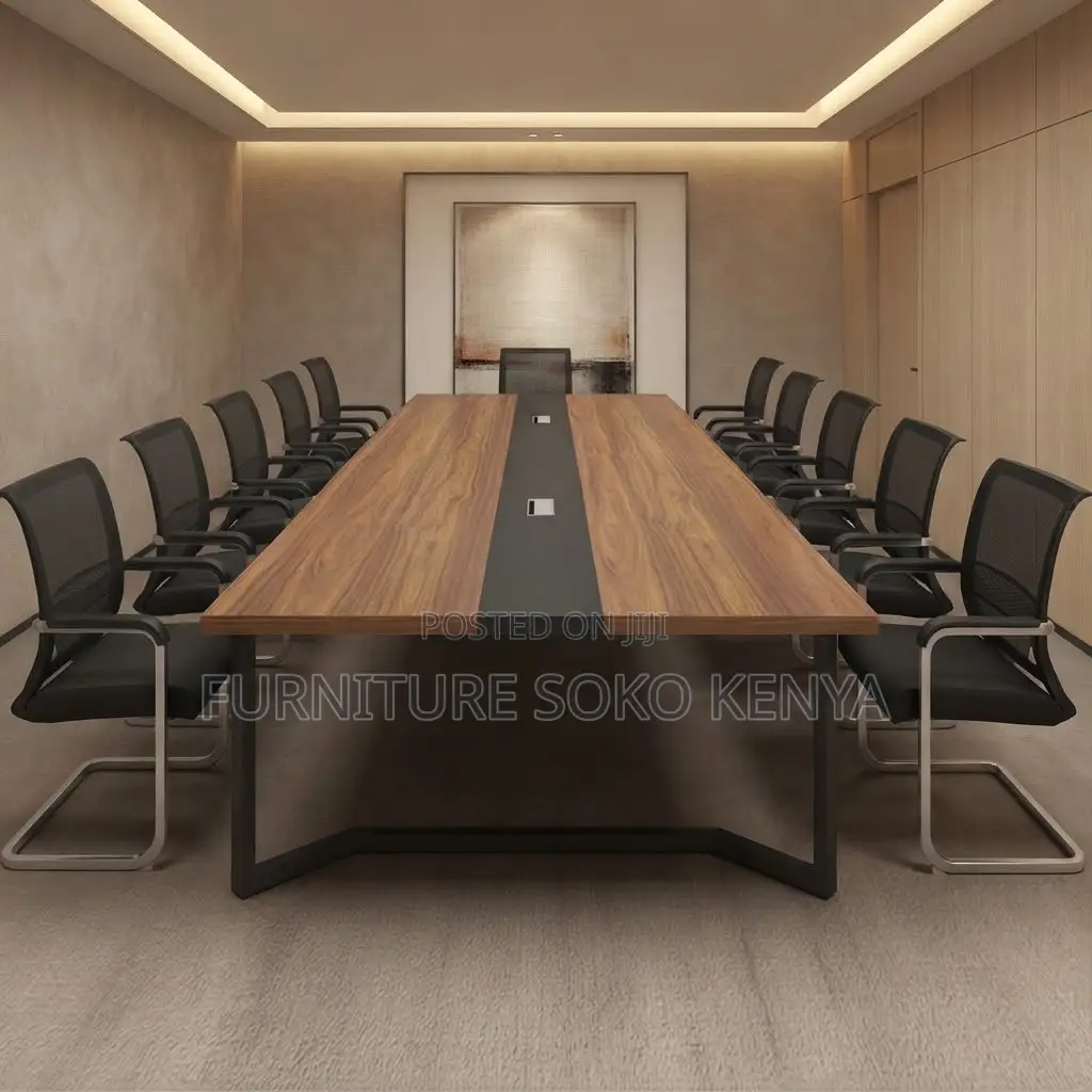 Boardroom Table; 2.4 Meter 8-10 Seater Office Boardroom Table