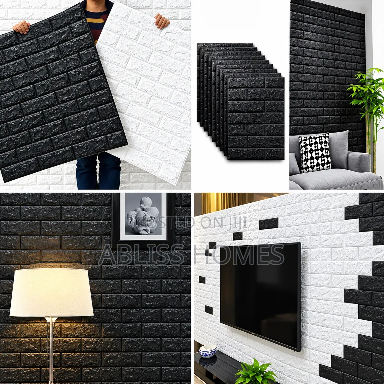 Foam With a 3D Brick Texture