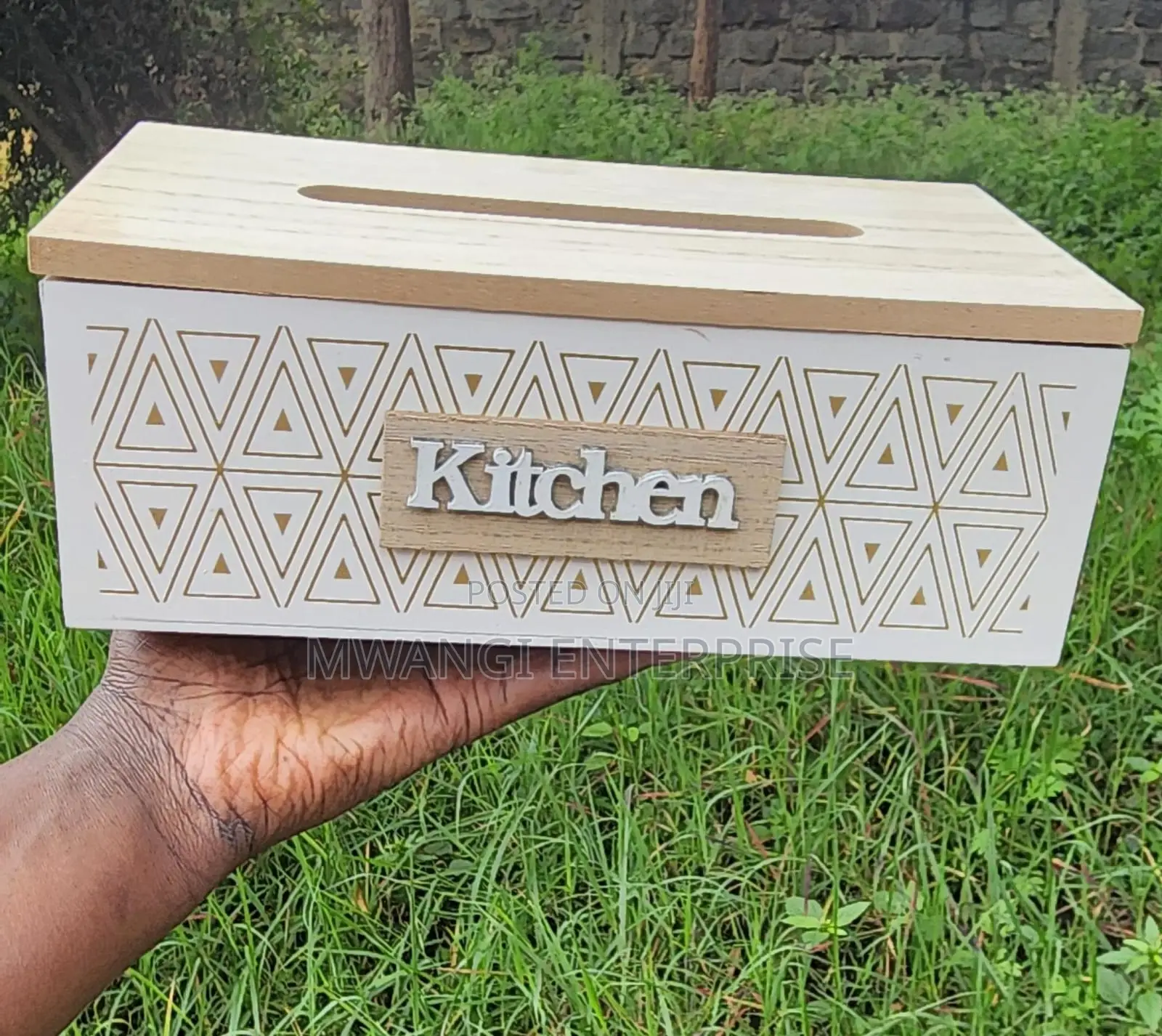 Bamboo Serviette Holder - Kitchen Decor