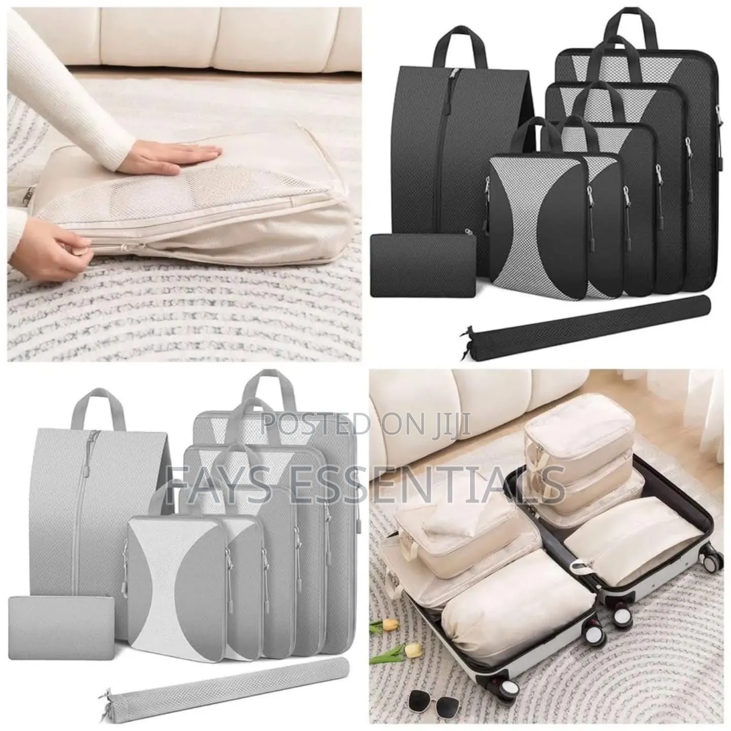 Travel Suitcase Compression Cubes