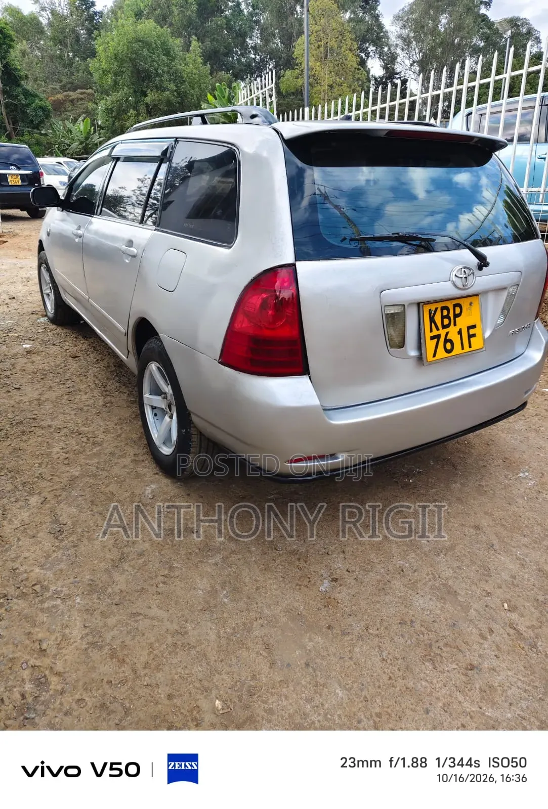 Toyota Corolla Fielder 1.8 Petrol FWD 2006 Silver
