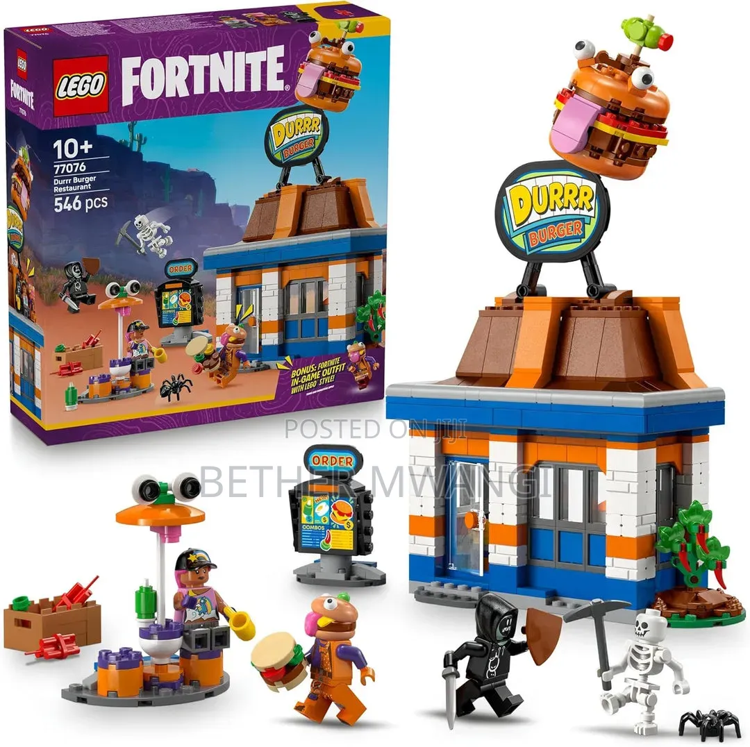 LEGO Fortnite Durrr Burger Restaurant Video Game Toy Building Set