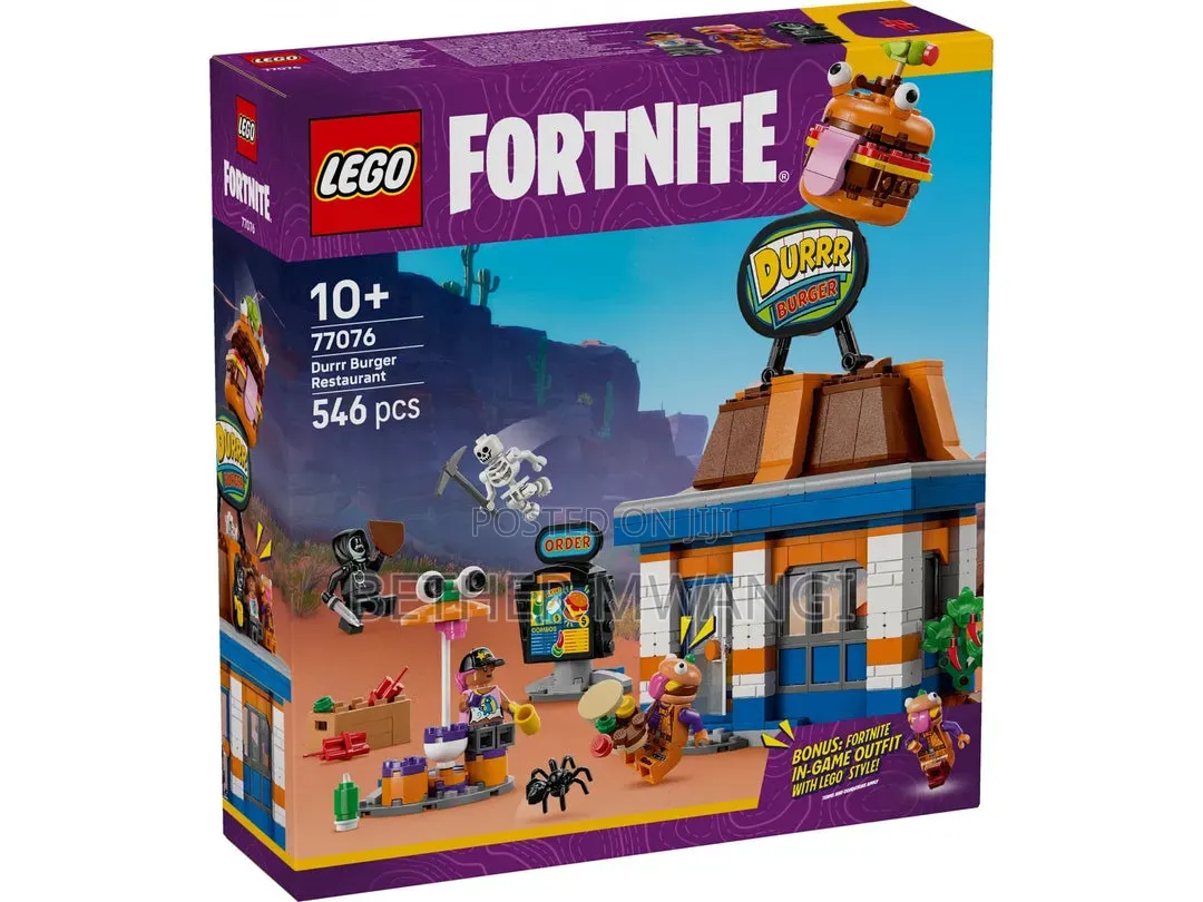 LEGO Fortnite Durrr Burger Restaurant Video Game Toy Building Set