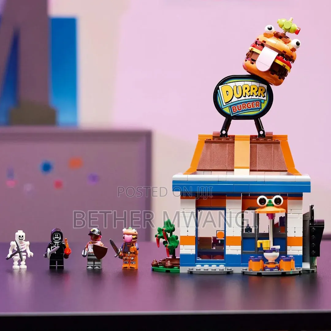 LEGO Fortnite Durrr Burger Restaurant Video Game Toy Building Set