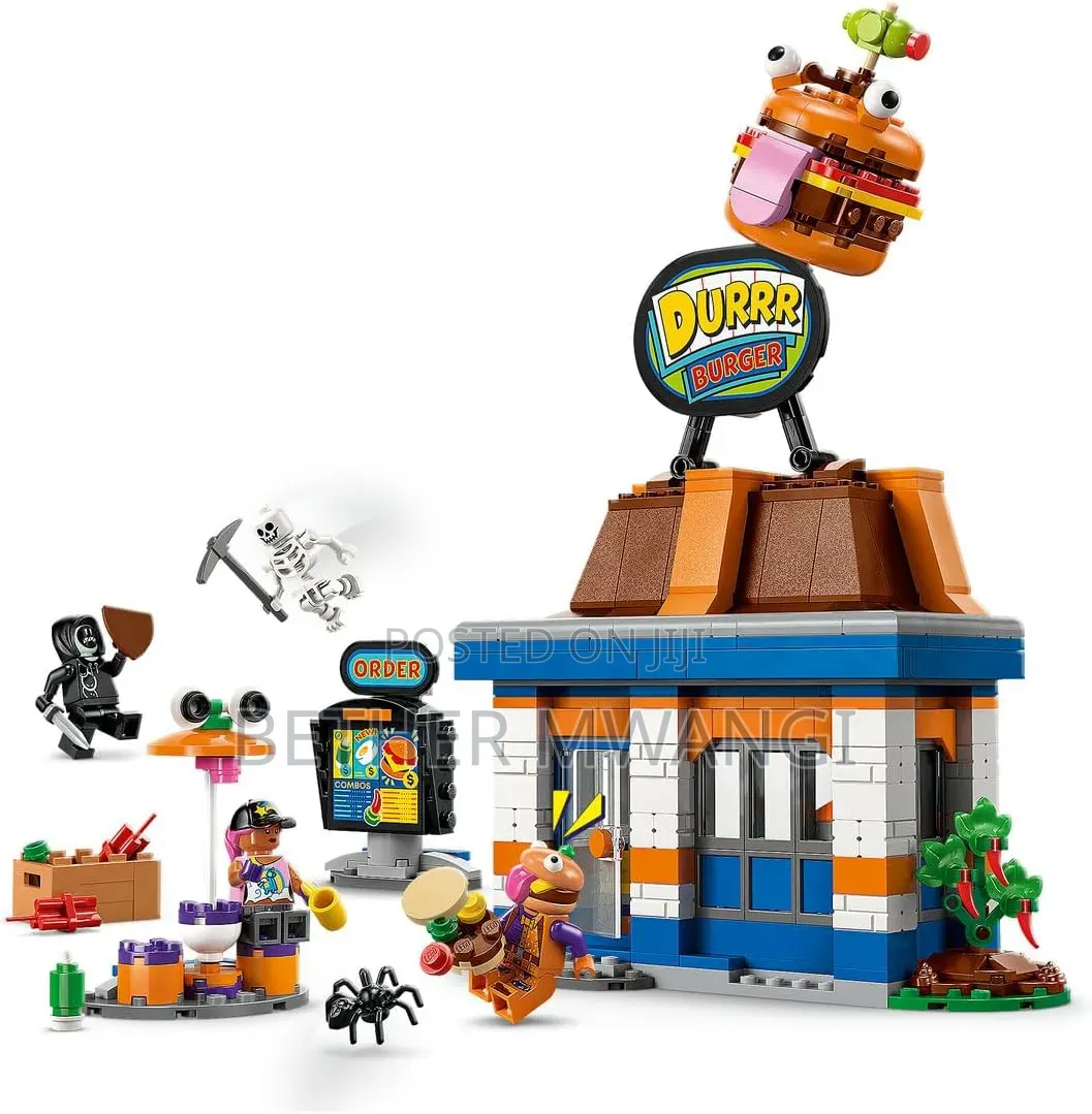 LEGO Fortnite Durrr Burger Restaurant Video Game Toy Building Set
