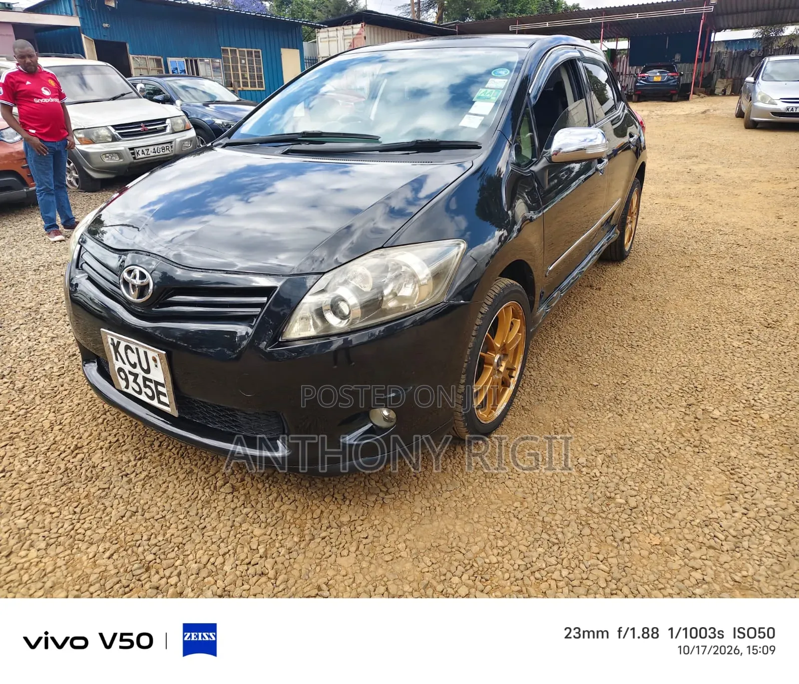 Toyota Auris 2012 Black