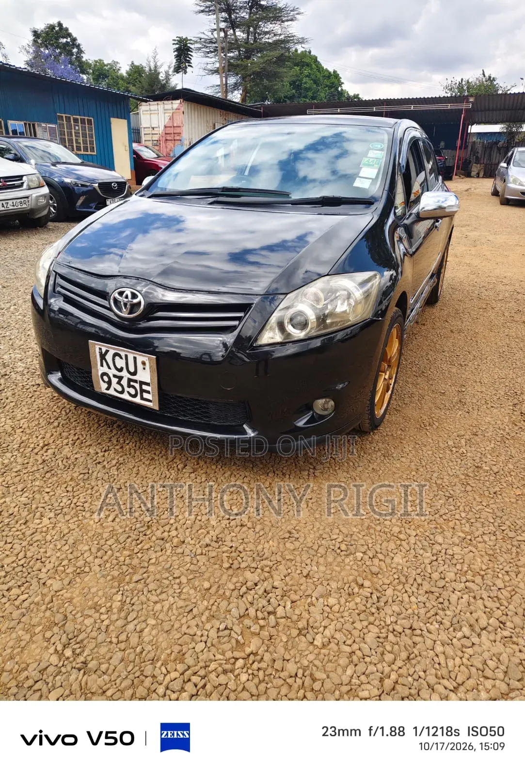 Toyota Auris 2012 Black
