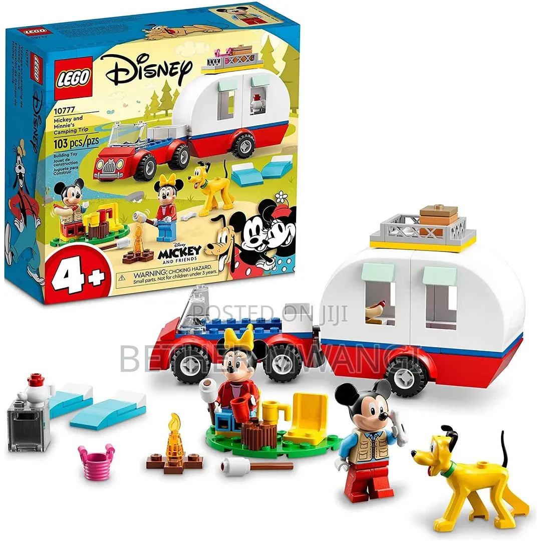 Disney Mickey Mouse and Minnie Mouse’s Camping Trip 10777 Building Kit