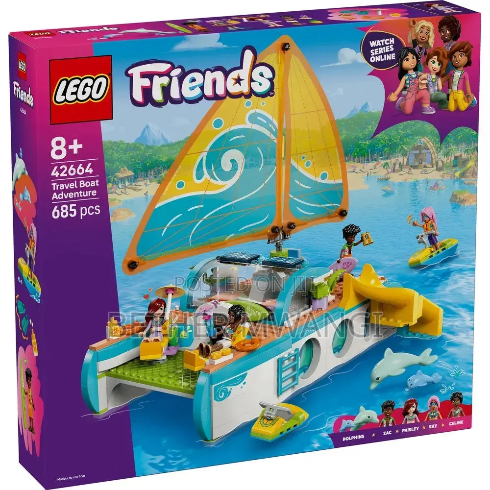 LEGO Friends Travel Boat Adventure, Kids’ Building Kit in Kenya