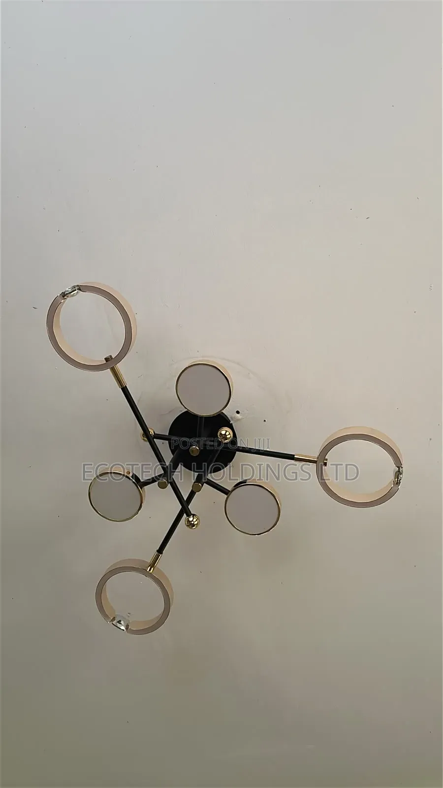 Modern 5 Ring Led Ceiling Chandalier