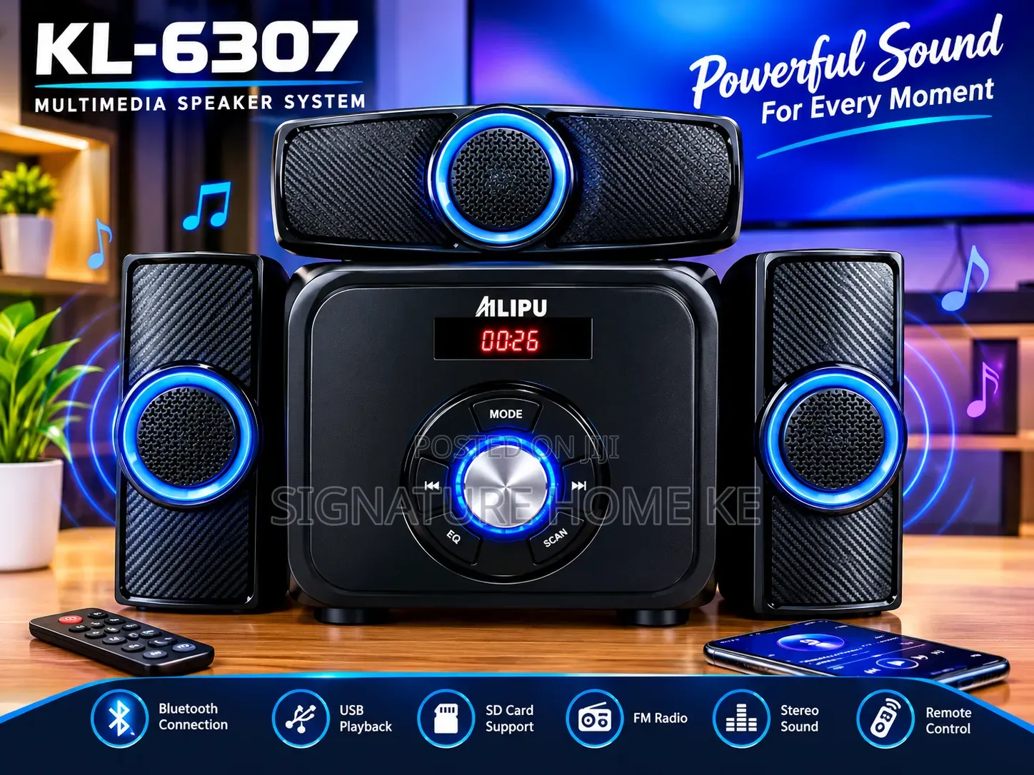 Ailipu 3.1ch Sound System
