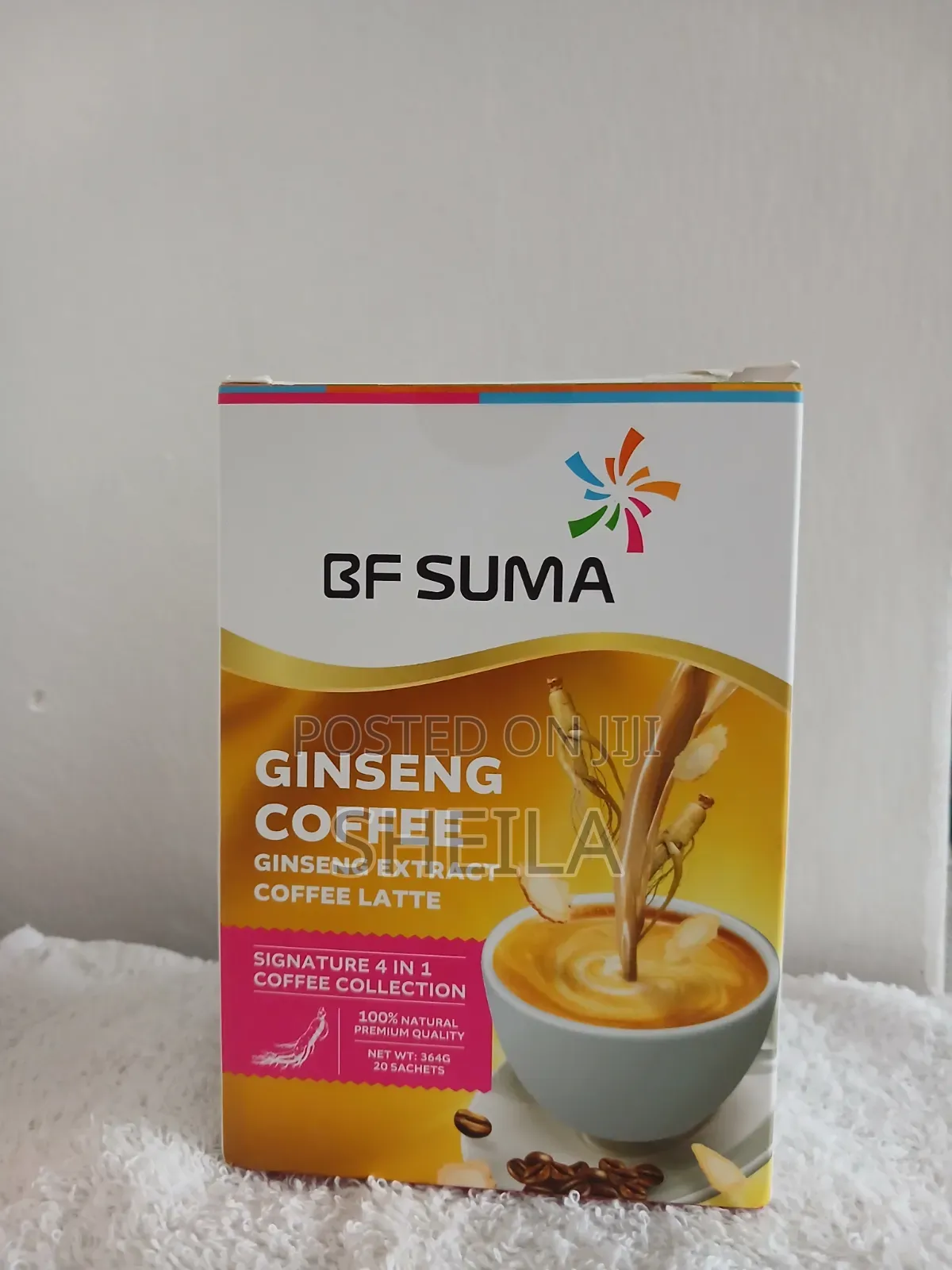 GINSENG COFFEE,with Panax Quinquefolinus & Ginseng Vitamins