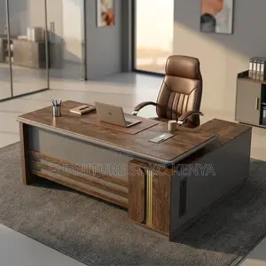 Executive Desk : 1.8M L-Shaped Executive Office Desk