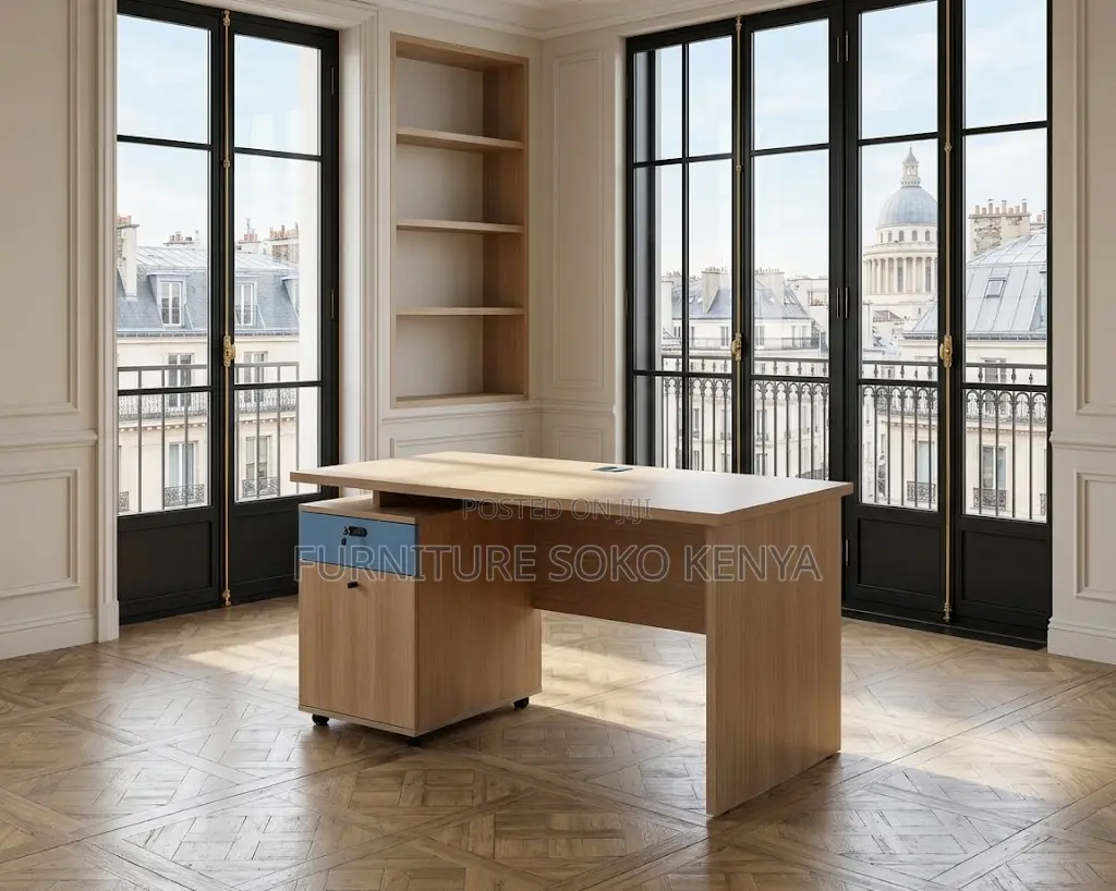 Office Desk; Hardwood 1400mm Executive Advanced Desk