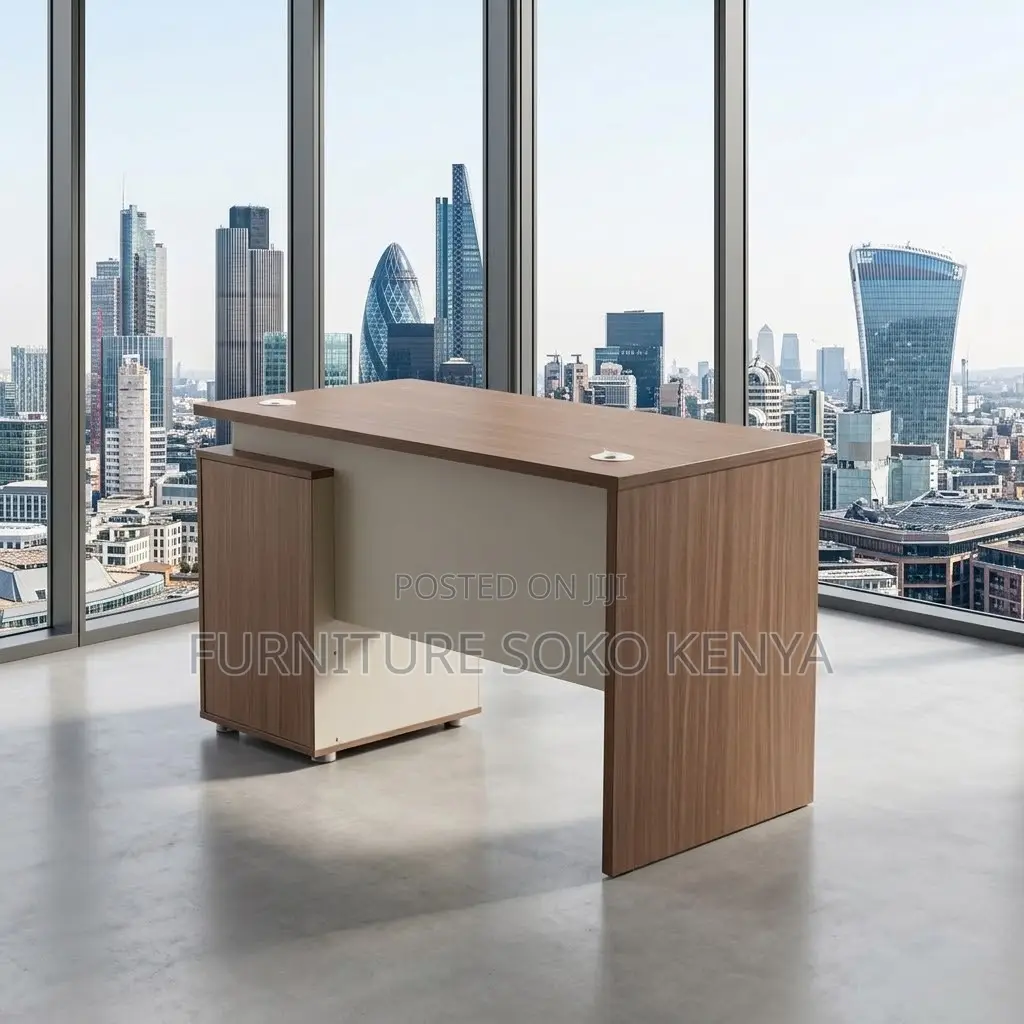 Office Desk; Hardwood 1400mm Executive Advanced Desk
