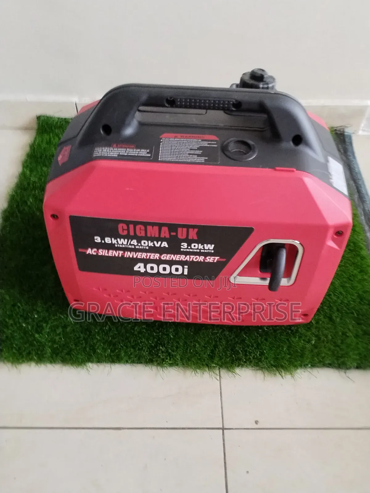 Cigma UK 4000i, Portable Silent Inverter Generator