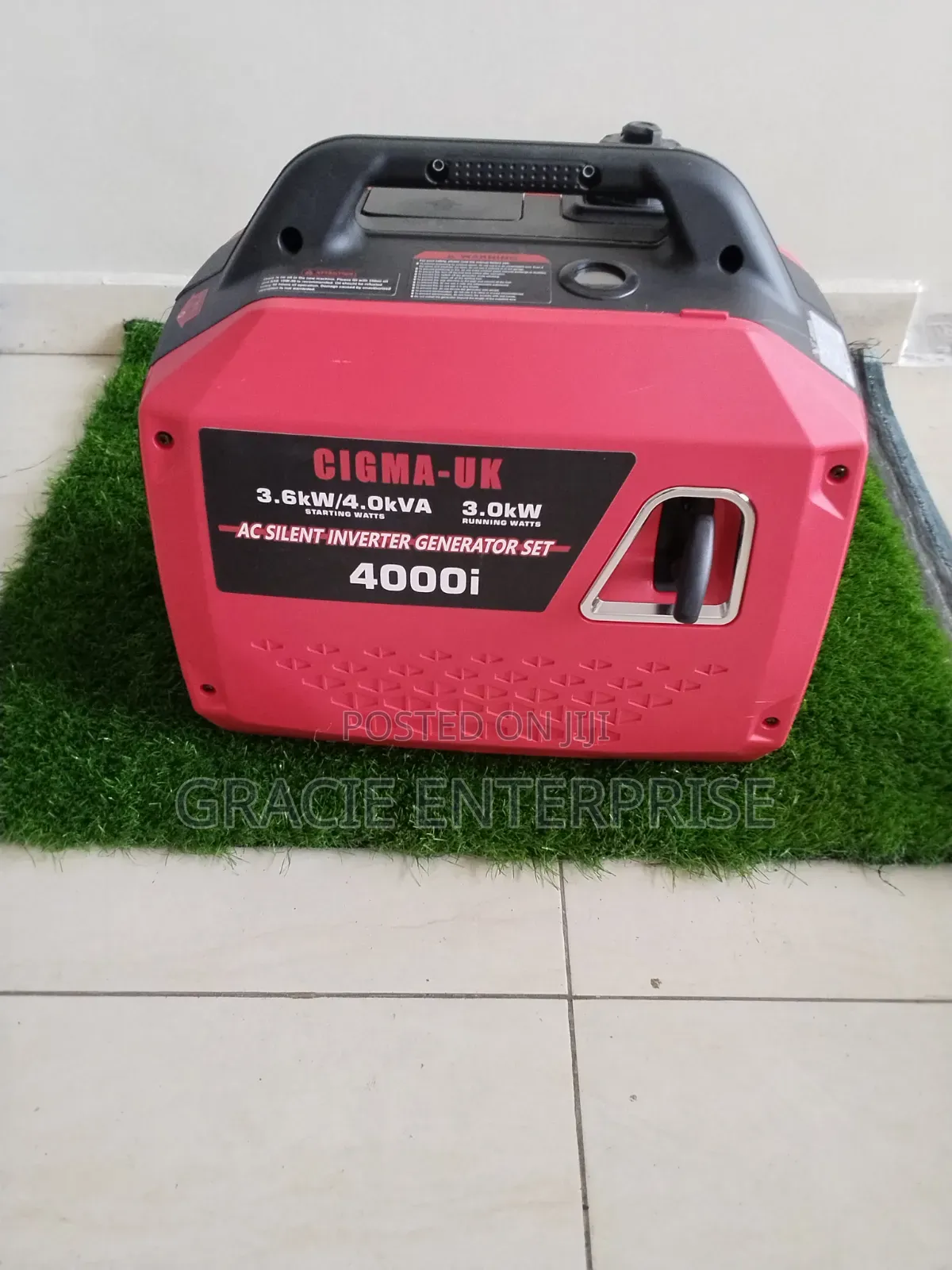 Cigma UK 4000i, Portable Silent Inverter Generator