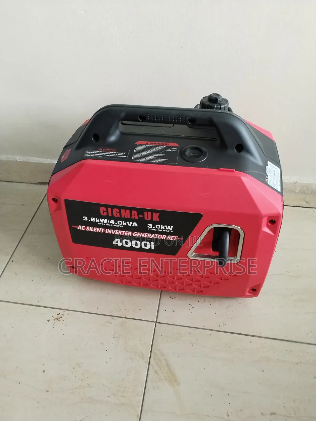 Silent Inverter Generator, Cigma UK 4000i