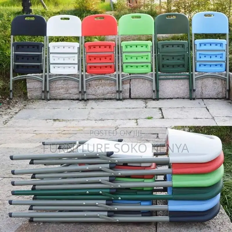 Outdoor Seats : Foldable Plastic & Steel Event Chairs