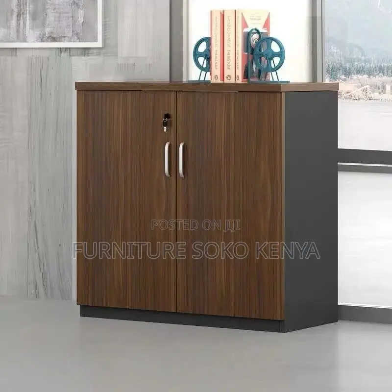Credenza Cabinet : Engineered Wood Two-Door Cabinet