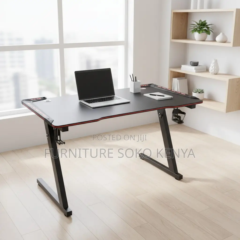 Gaming Desk : Modern Z-Shaped Office & Gaming Desk