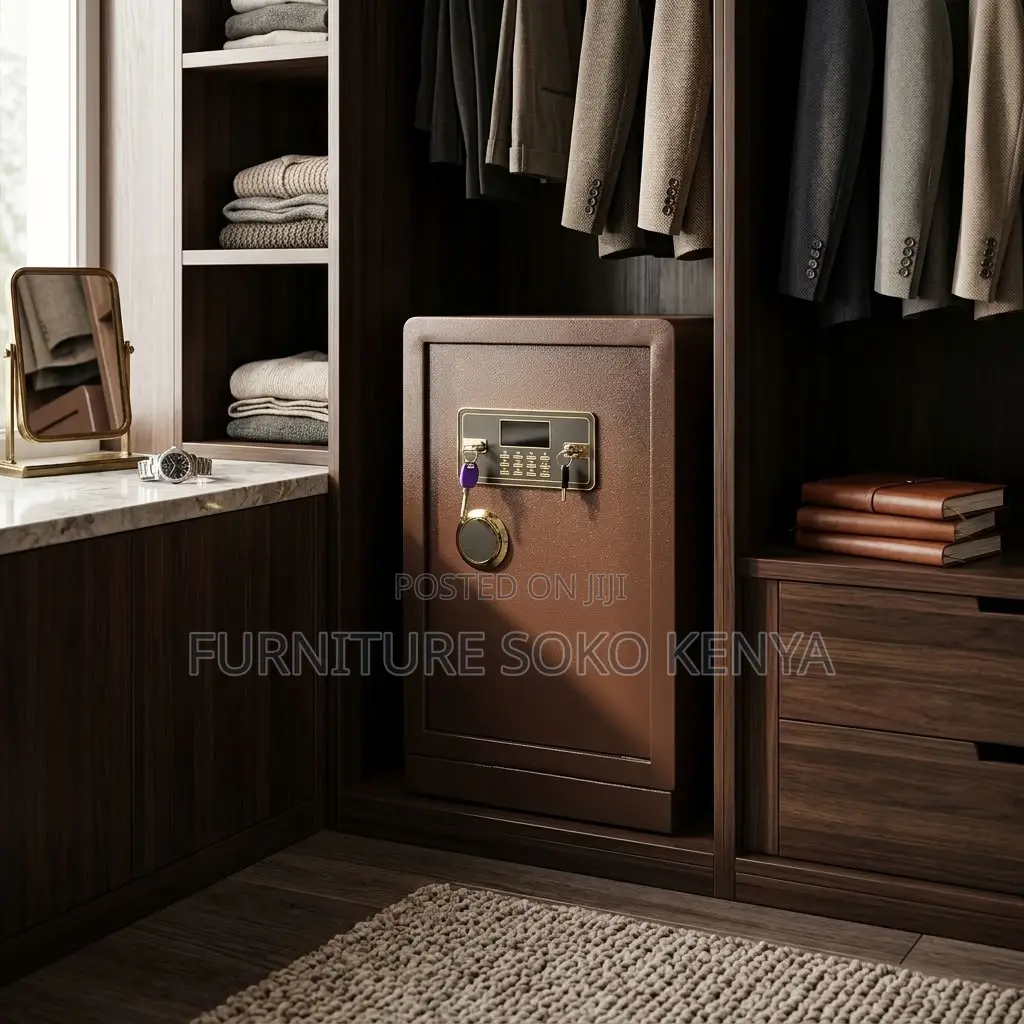 Office Safe : Heavy-Duty Digital and Key-Locked Fireproof Safe