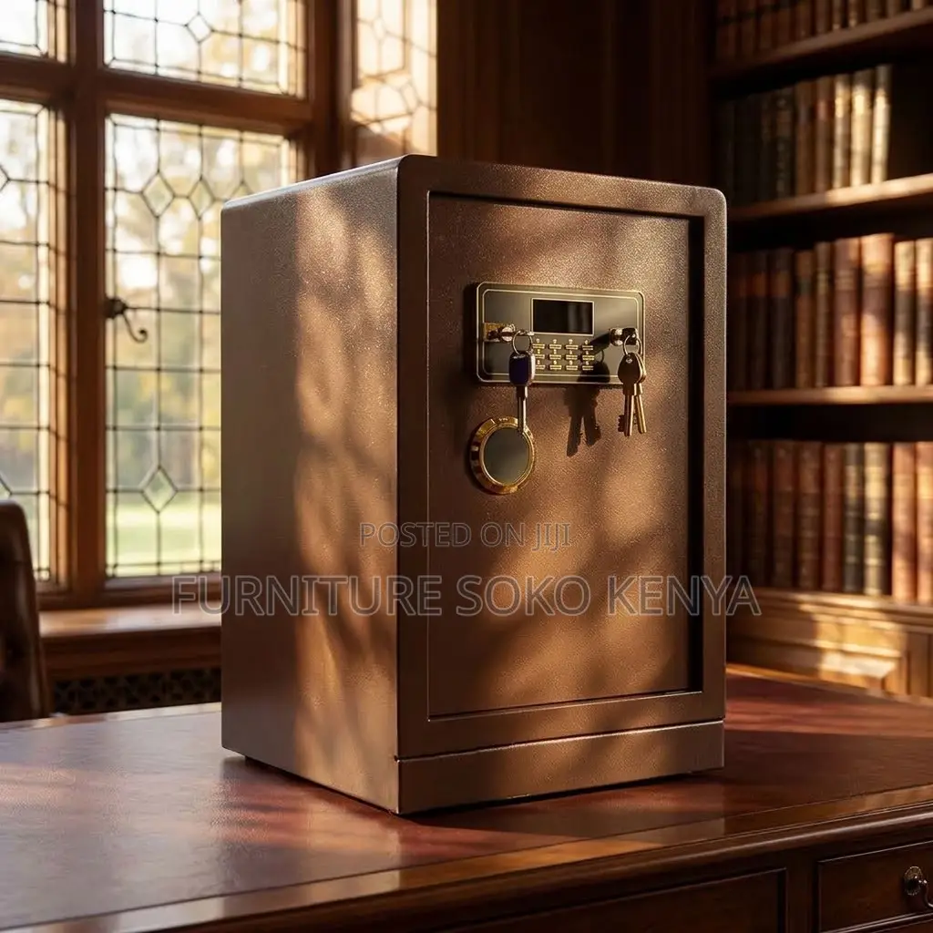 Office Safe : Heavy-Duty Digital and Key-Locked Fireproof Safe