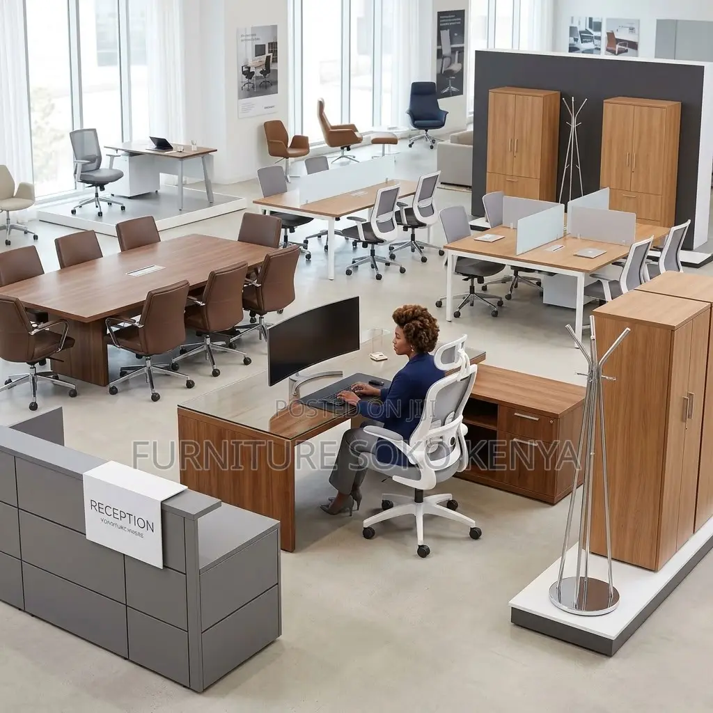 Task Chair : White and Grey High-Back Ergonomic Mesh Office Chair