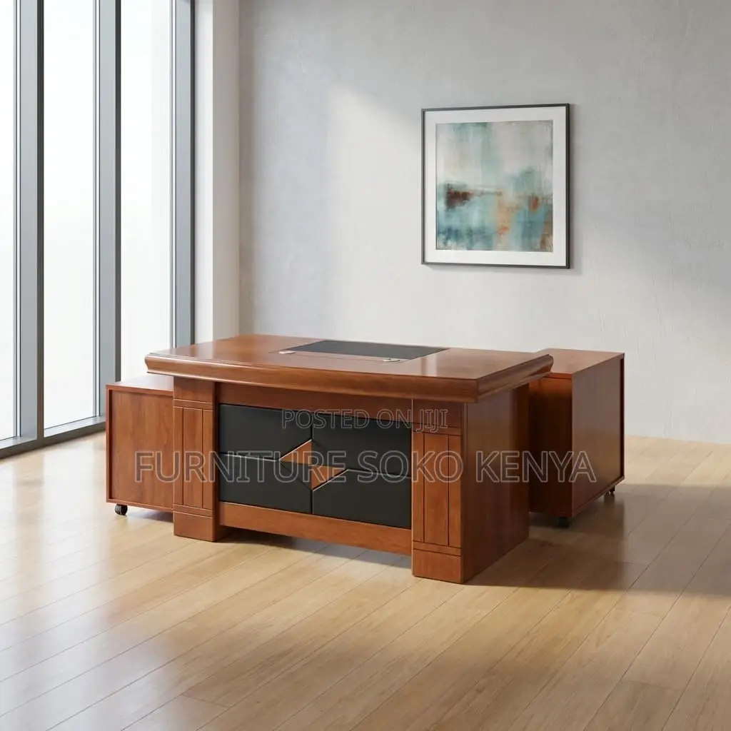Mahogany Desk : 1.6M Classic Mahogany Executive Desk