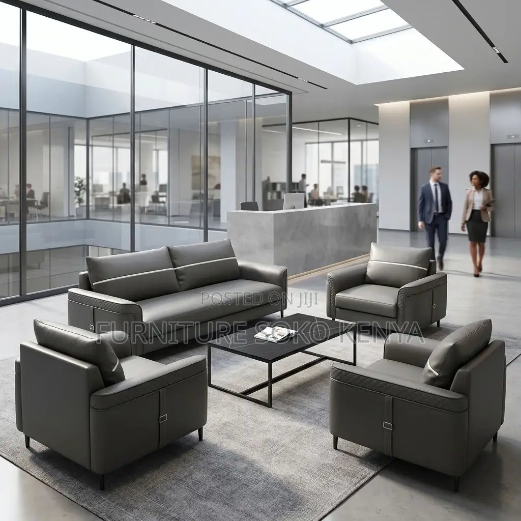 Lounge Sofa Set : Modern 5-Seater Executive Office Sofa Set