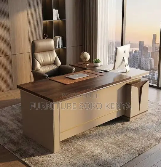 Office Desk : 1.6m Modern Luxury Office Desk