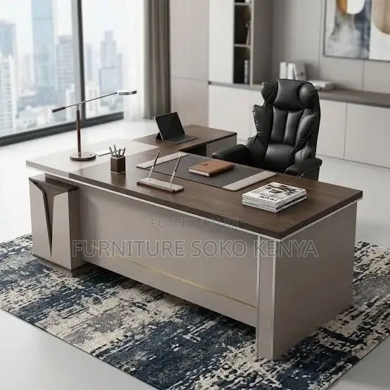 Office Desk : 1.6m Modern Luxury Office Desk