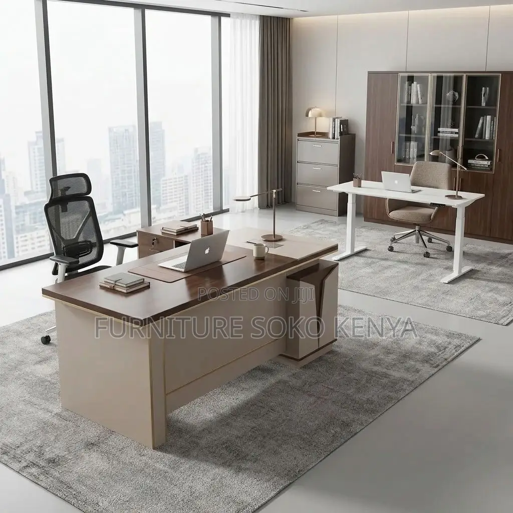 Office Desk : 1.6m Modern Luxury Office Desk