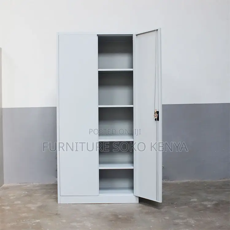 Storage Cabinet : 2-Door Metal Storage Cabinet With Locks