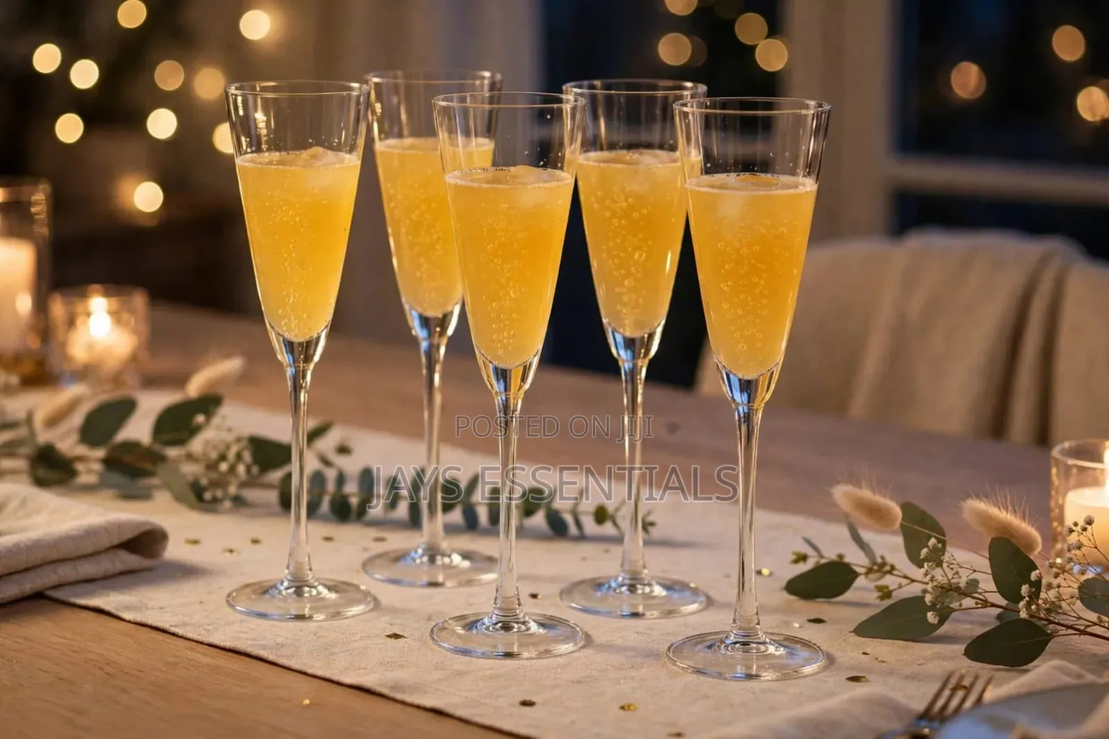 6pc Premium Champagne Glass Set