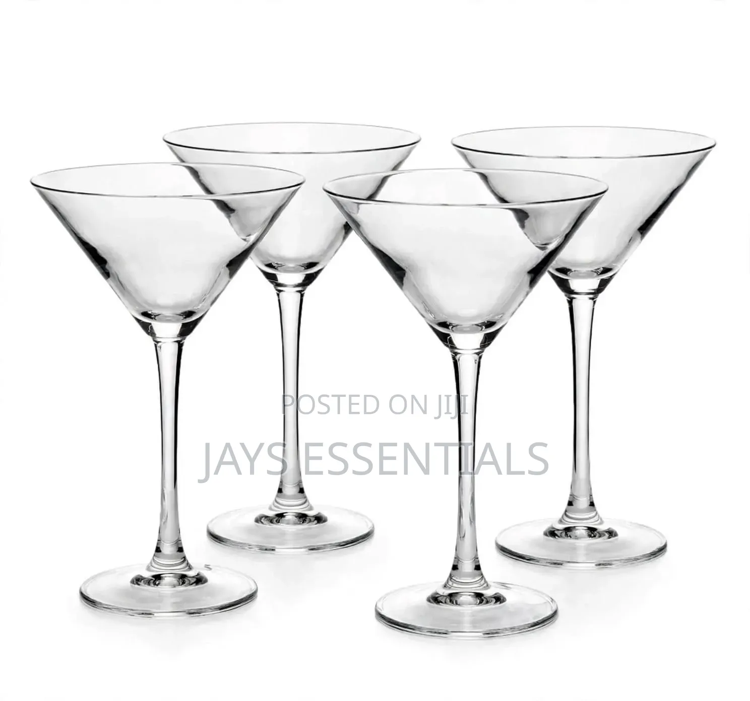4pc Martini Cocktail Glass Set (220ml)