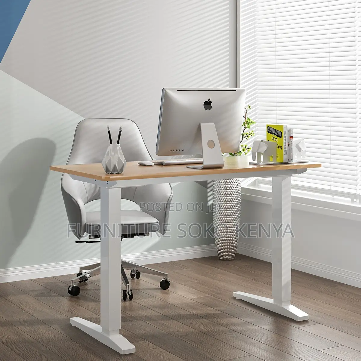 Electric Desk : 1.2M Ergonomic Sit-Stand Workstation