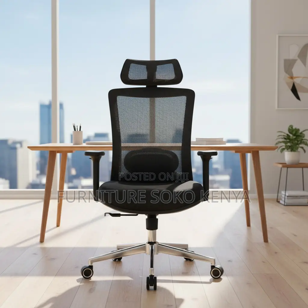 Office Chair : Orthopedic High-Back Mesh Office Chair