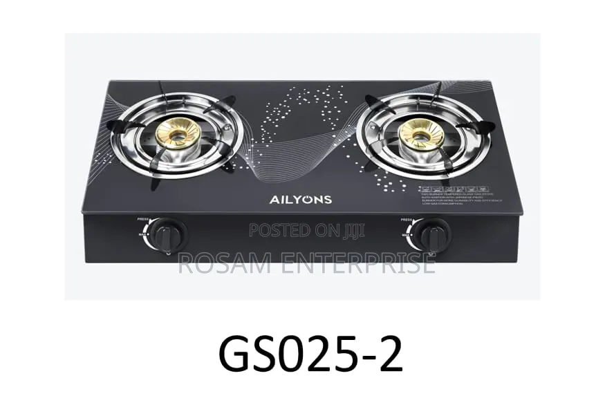 Ailyons 2 Burner Glass GS025-2 COOKER